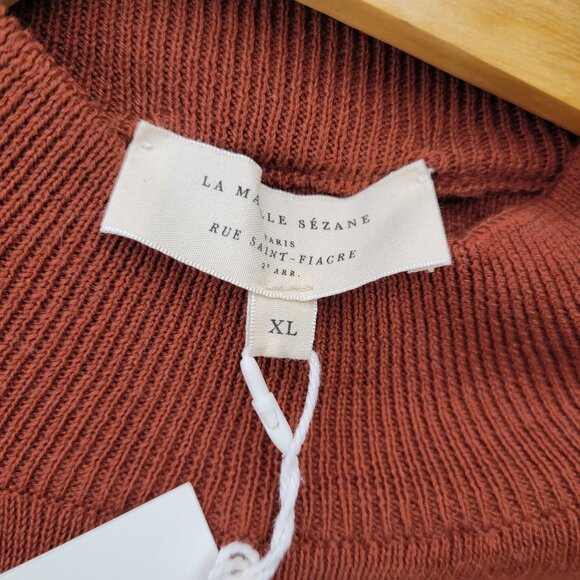 Sezane  Simon Jumper-Caramel - Picture 6 of 14